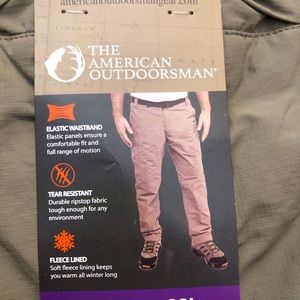 the american outdoorsman fleece lined pants